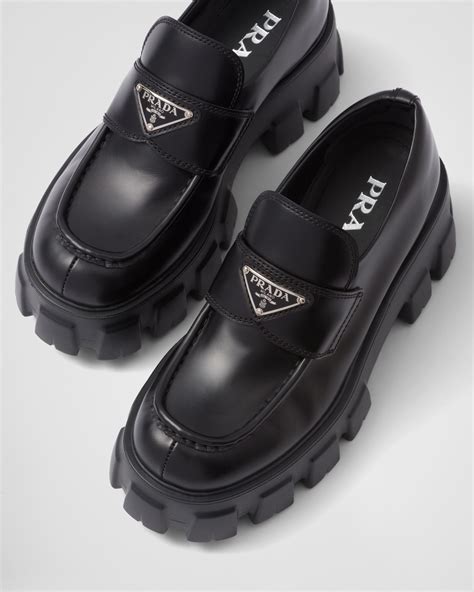 monolith prada donna|prada monolith loafer.